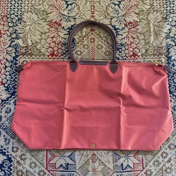 Longchamp Le Pliage Original XL Tote Bag Extra Large Salmon - Picture 2 of 13
